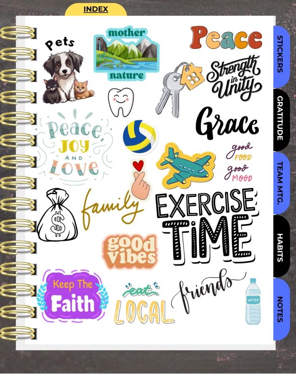 Pink Floral Mid-Year 2025 Digital Planner
